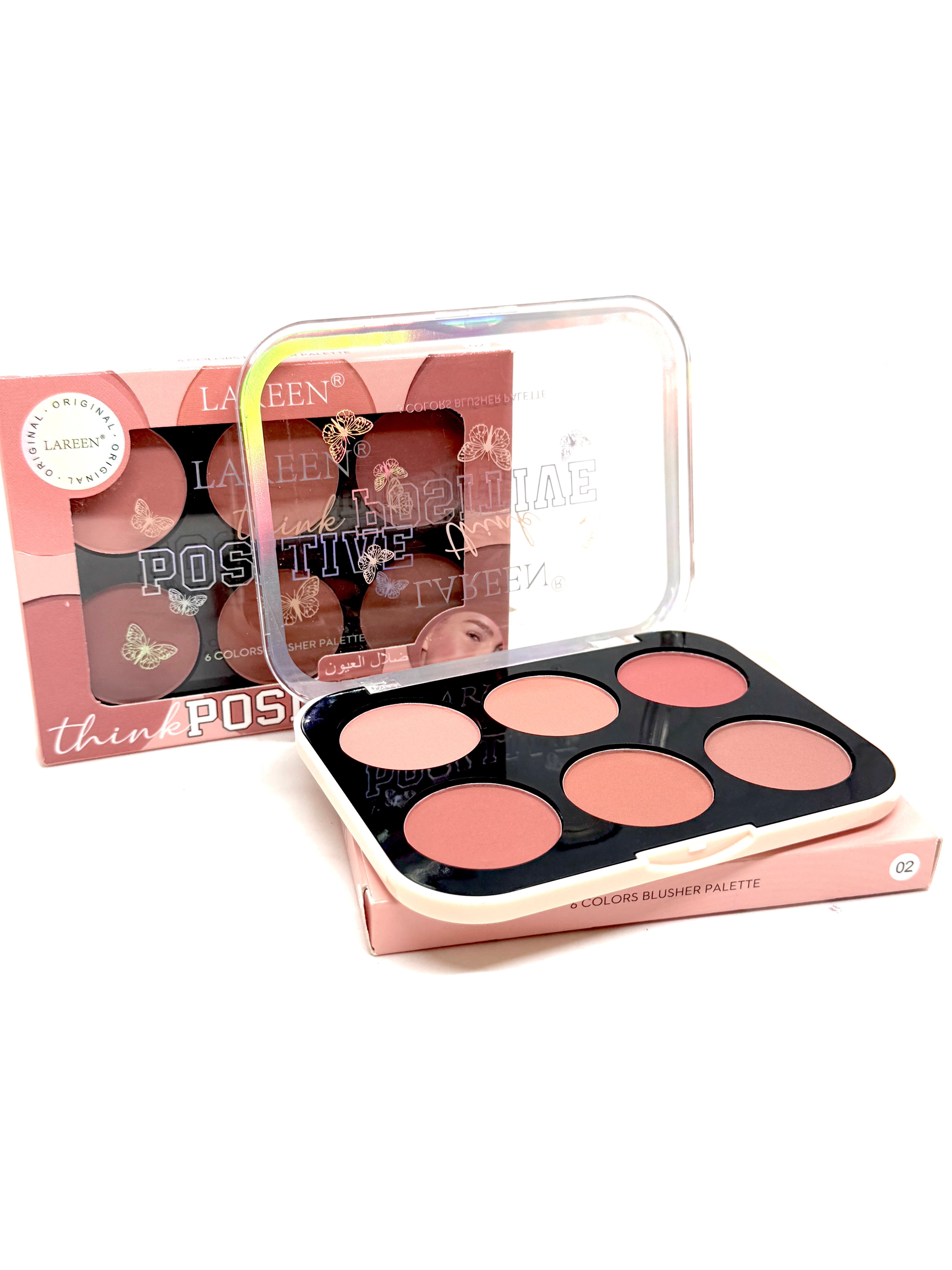 Lareen Blusher Palette 6 Colors -  بلاشر لارين٦لون