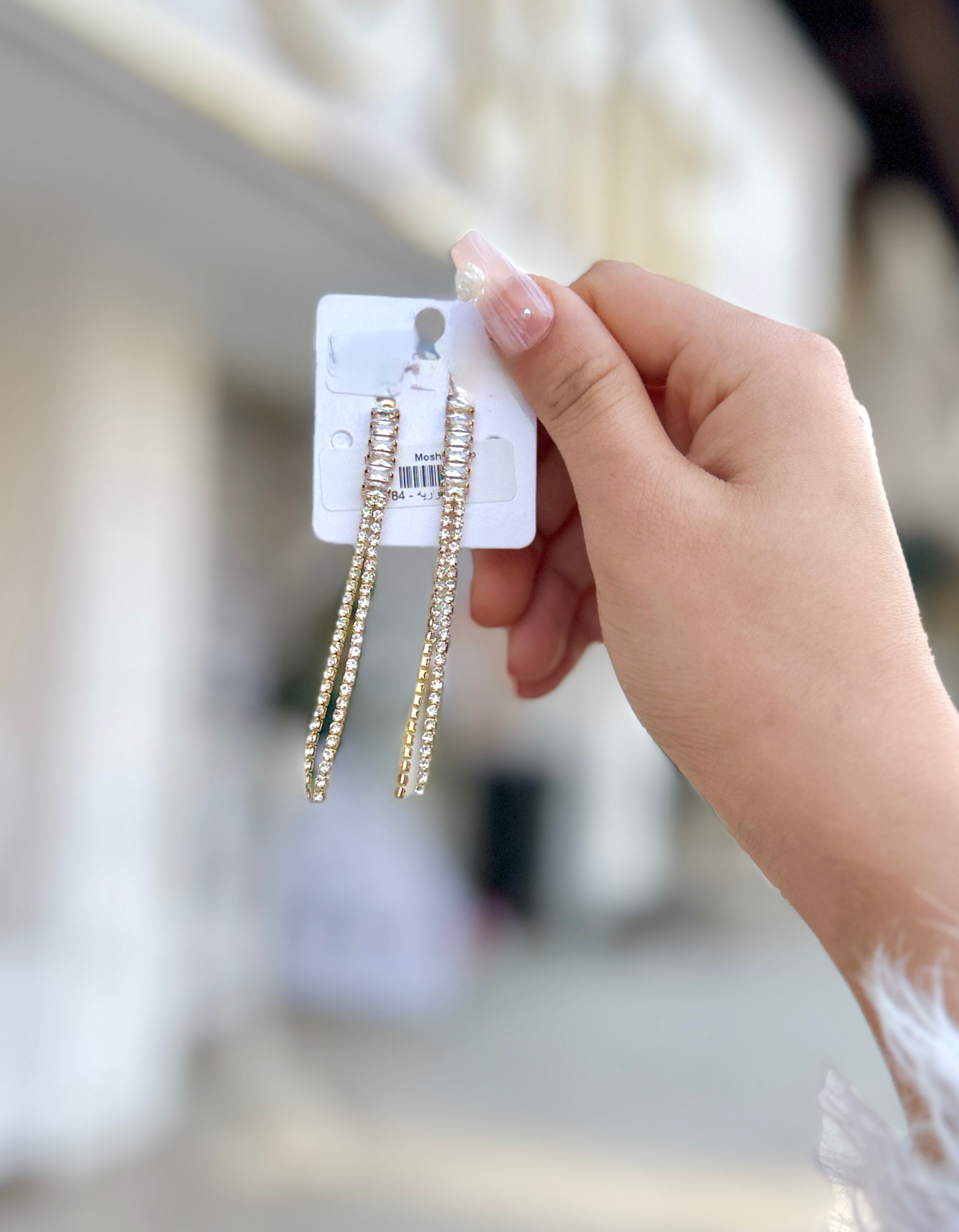 Evening earrings