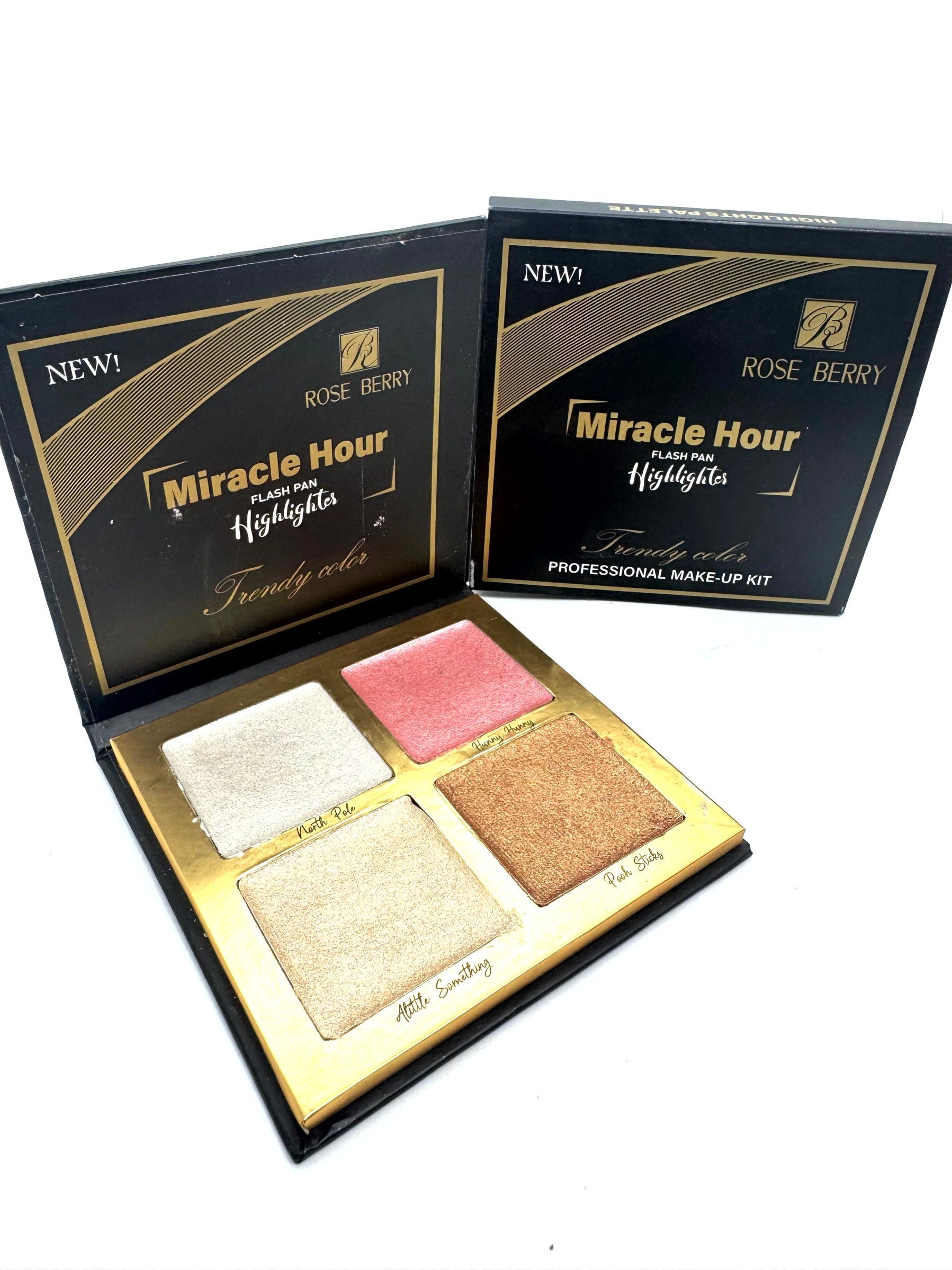 Rose Berry Highlighter 4 Colors - هيلايتر روز بيري 4لون