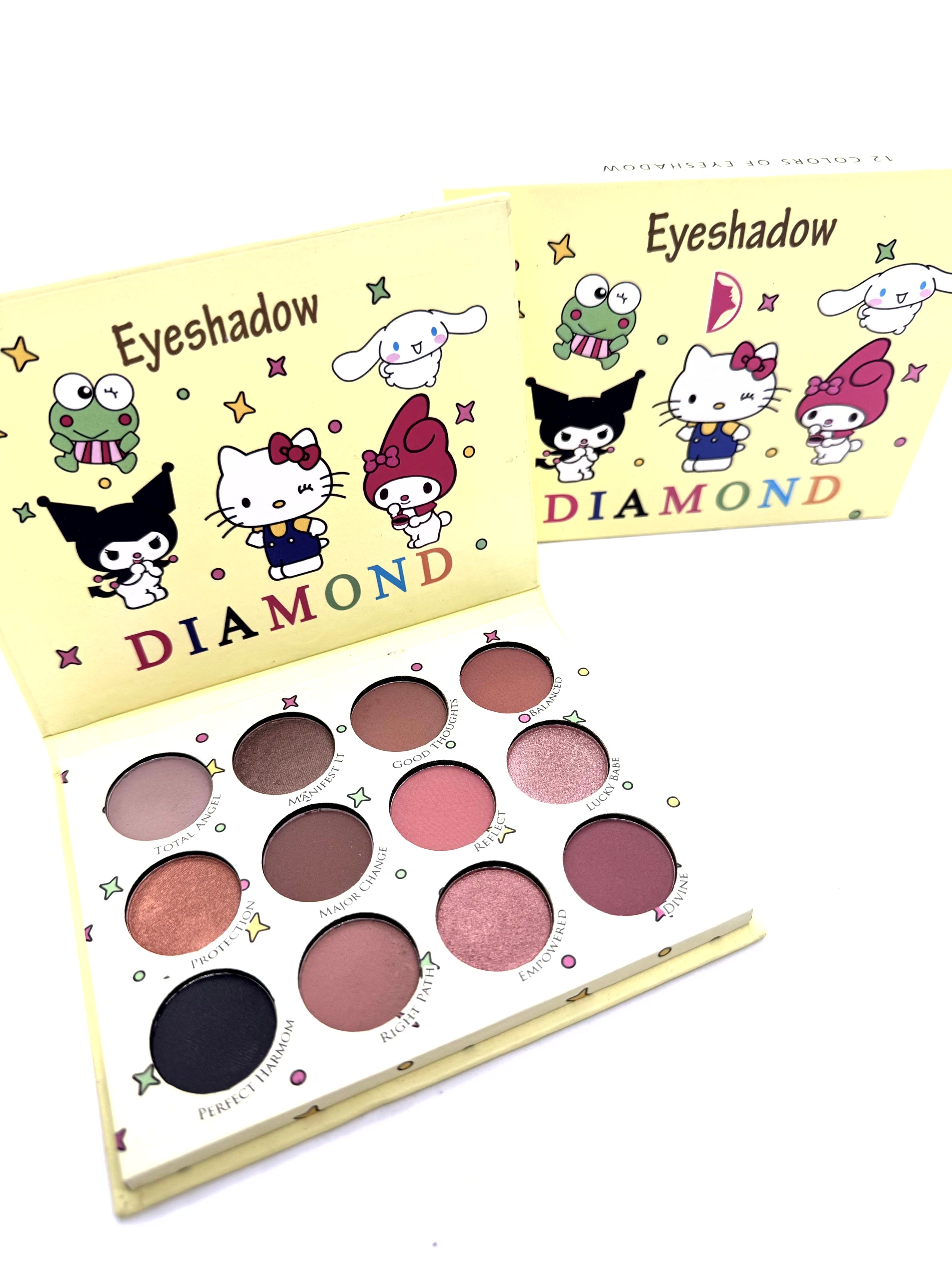 DIAMOND BEAUTY EYESHADOW PALETTE 12 COLORS - شادو دياموند١٢لون