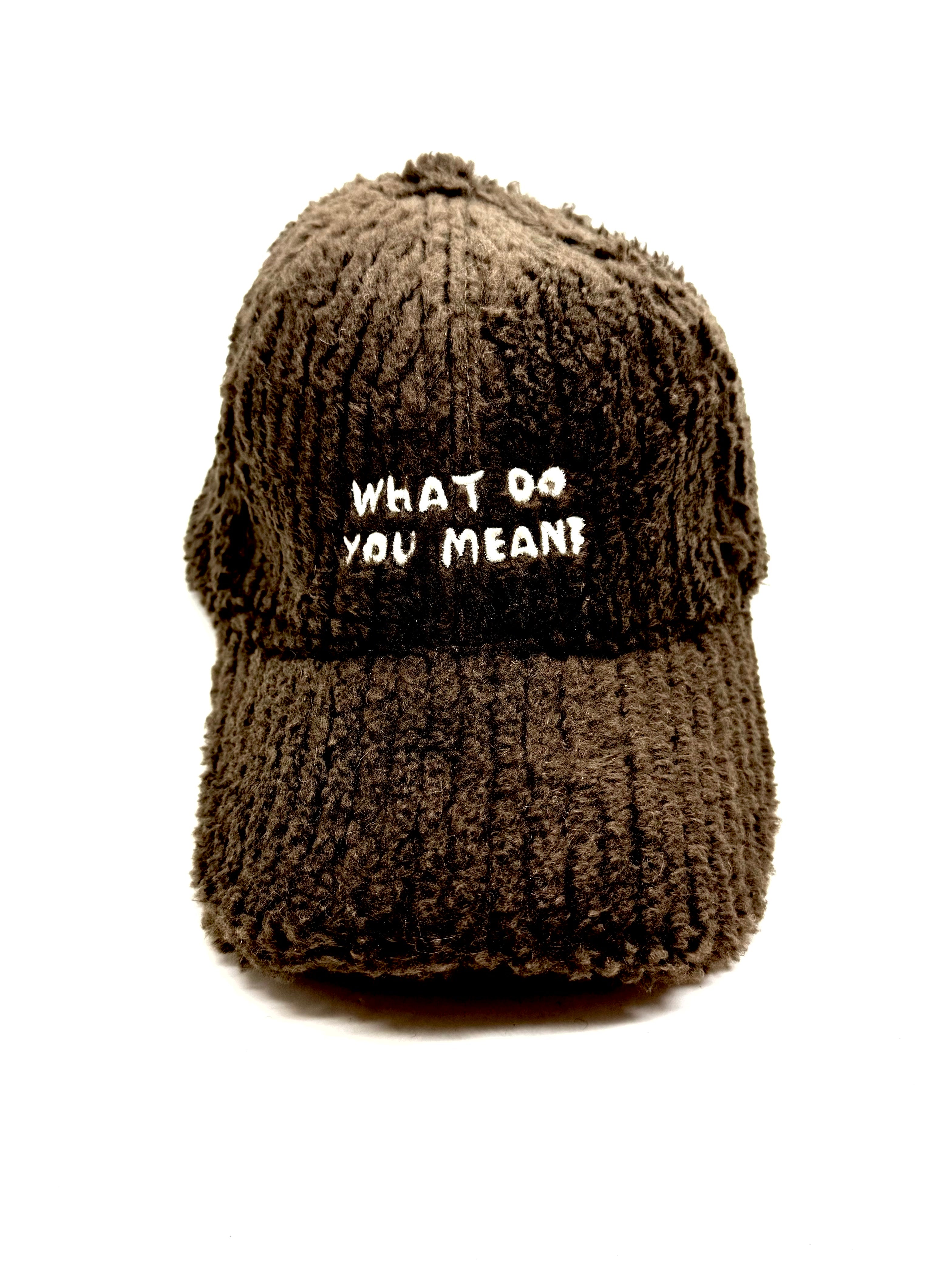 كاب فرو نسائي-WHAT DO YOU MEAUI