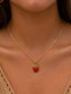 strawberry necklace