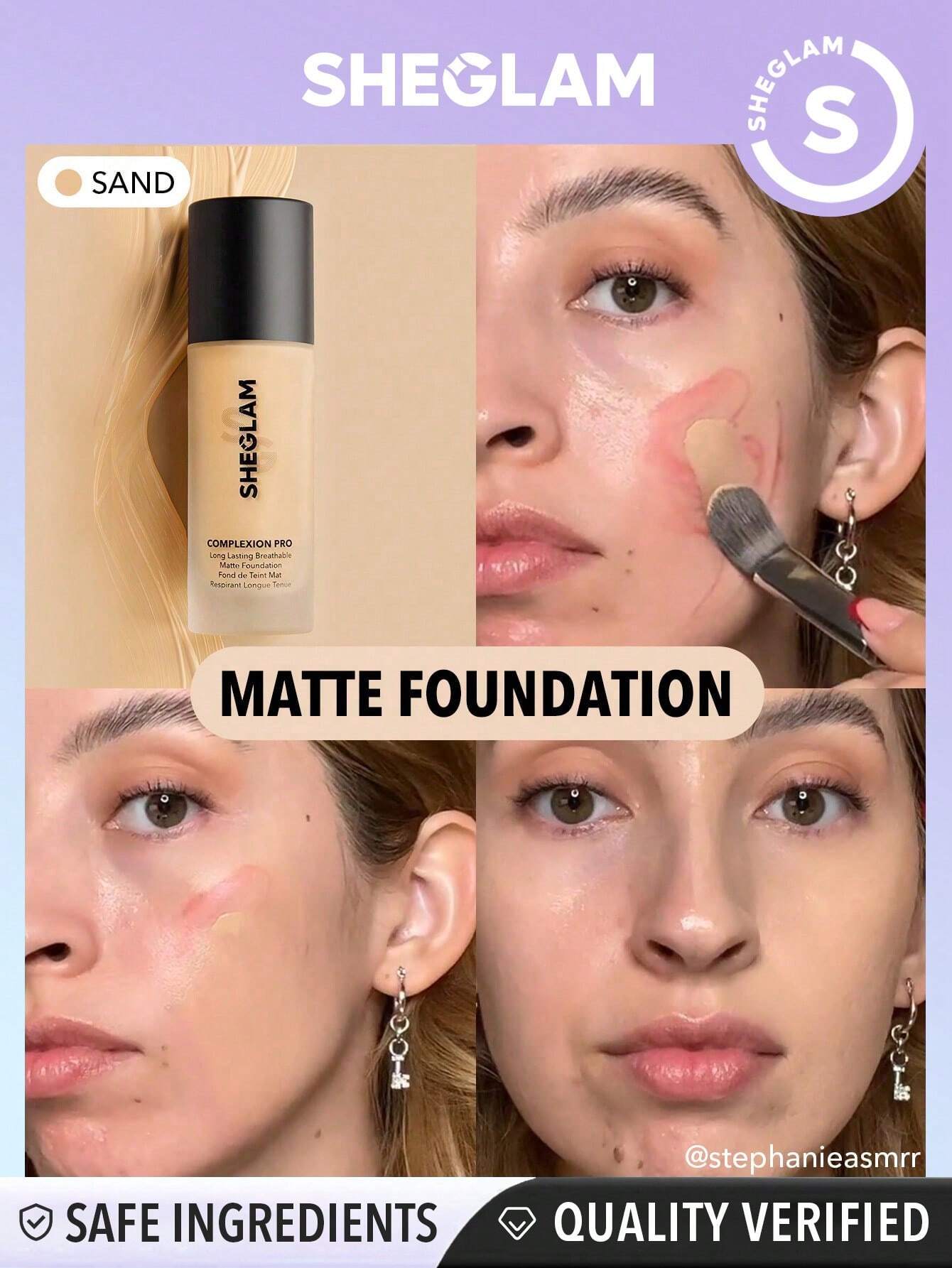 foundation sheglam sand