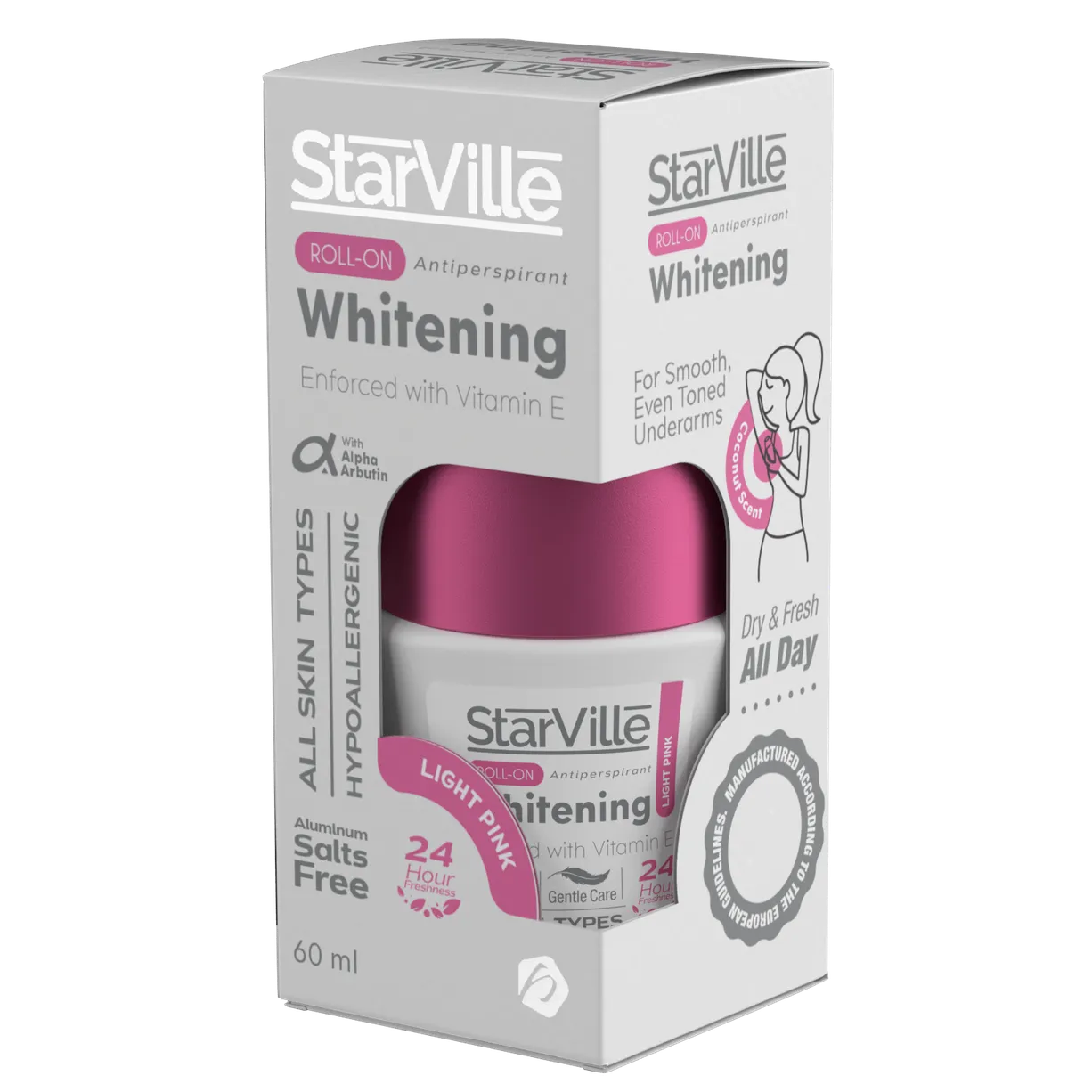 STARVILLE-Roll On Whitening 60 ML-ستارفيل رول اون