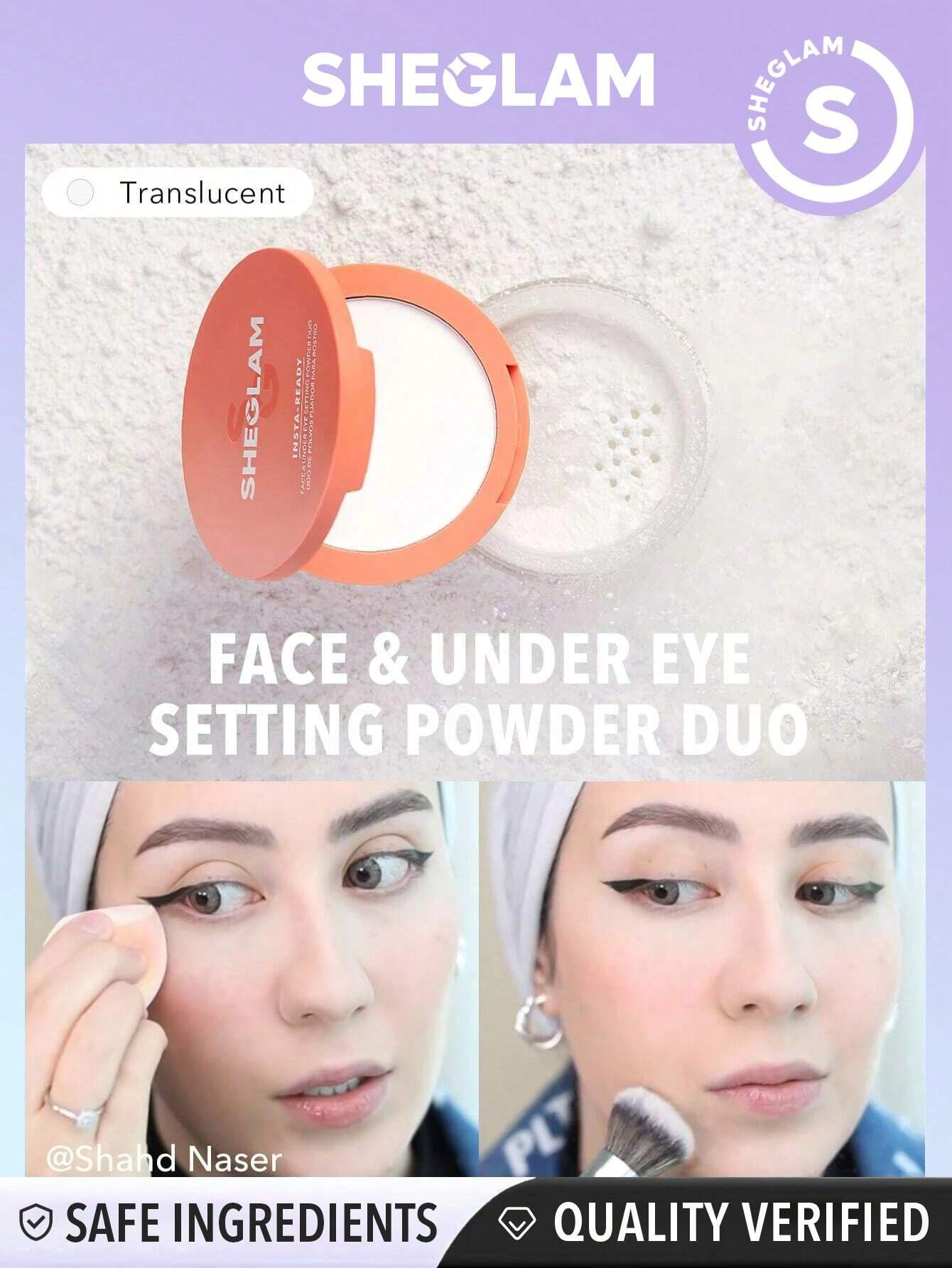 setting powder sheglam orange
