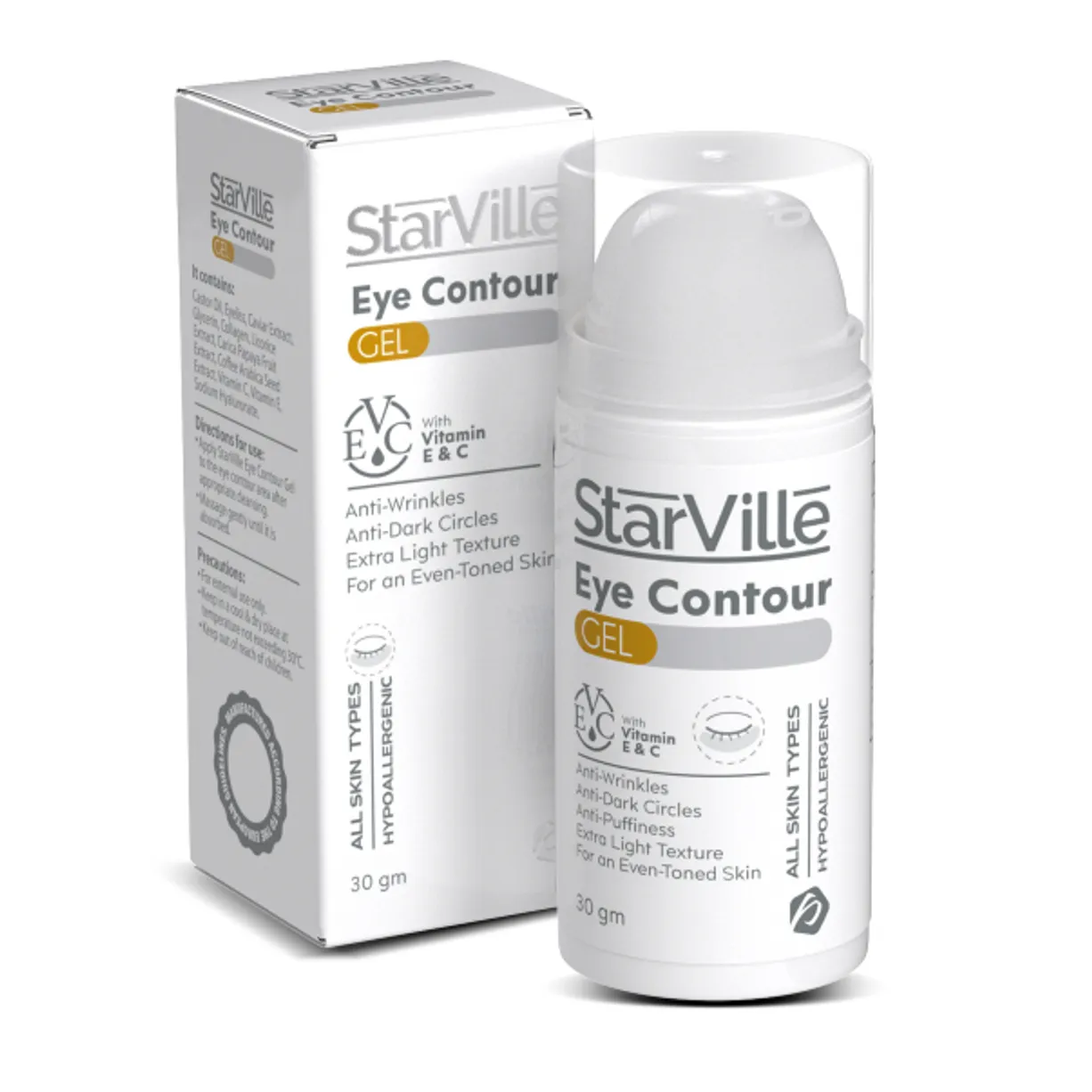 STARVILLE- ستارفيل اي كونتور للعين للهالات السوداء 30جم