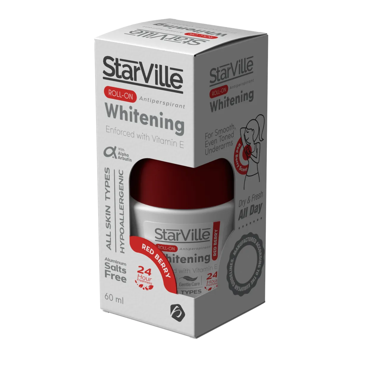 STARVILLE-Roll On Whitening 60 ML-ستارفيل رول اون